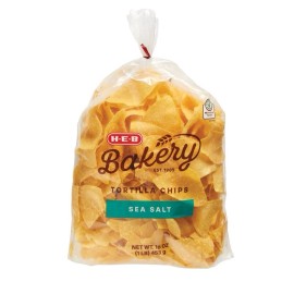 HEB 1 Bag H-E-B Tortilla Chips Sea Salt 16 Oz
