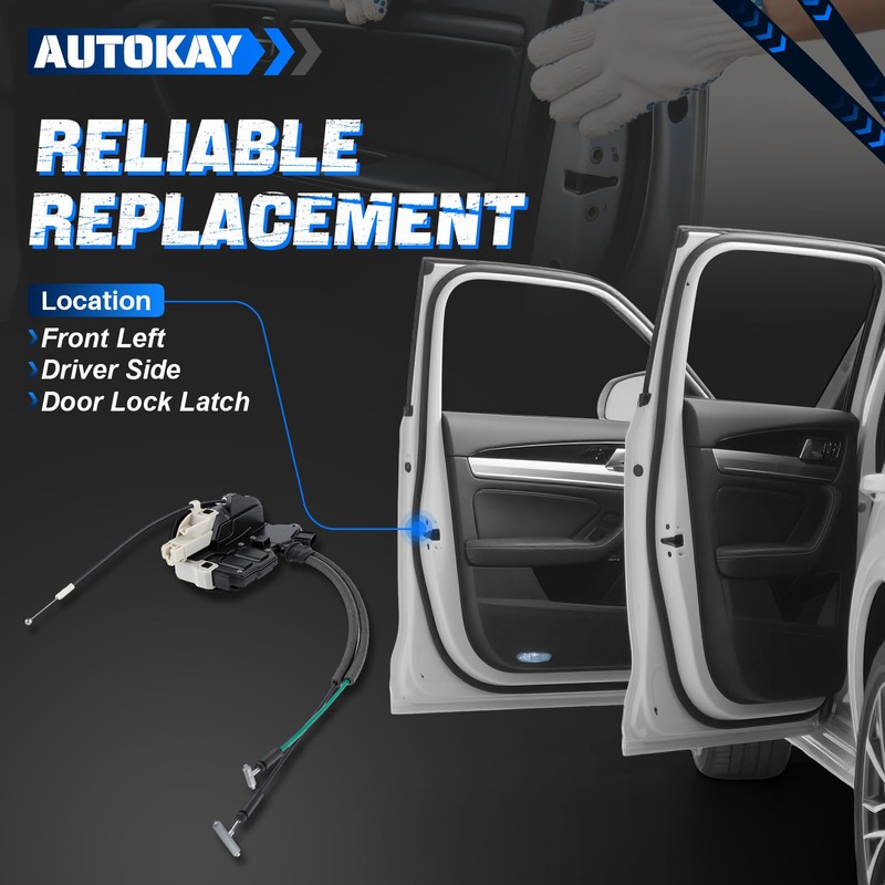 AUTOKAY 813102P000 Front Left Driver Side Door Lock Latch Actuator