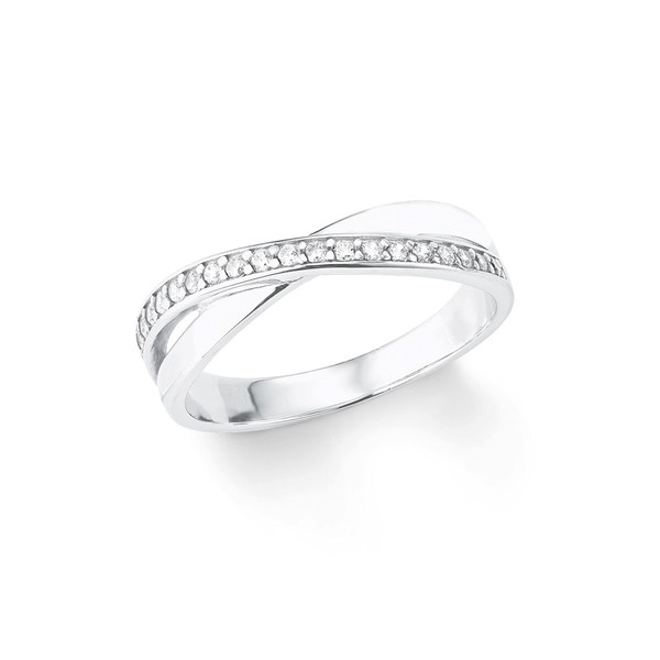 Amor 2035549 Women's Ring 925 Sterling Silver with Synthetic Zirconia
