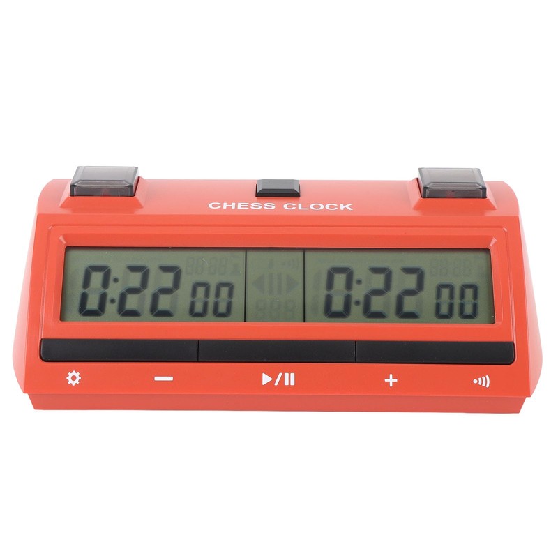 Professional Digital Chess Clock Timer Portable Tournament Large Screen Game