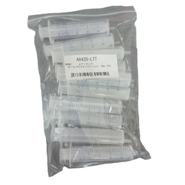 HENKE A8420LTT Lure Chip All Plastic Syringe, 0.7 fl oz (20 ml), Pack of 10