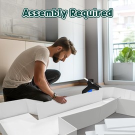 Imprsv Marquee Numbers 3 Feet Tall: Large 30th Birthday Decorations 3FT Light Up Numbers White Anniversary Party Decor Big Backdrop Foam Cardboard Number 30