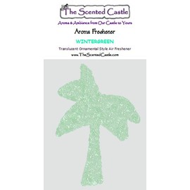 The Scented Castle 2-Pack Palm Tree - Wintergreen Scented Air Freshener