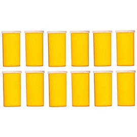 Caribbean Coastal Delights Prescription Vials with Snap Caps 8 Dram - 12 Per Bag