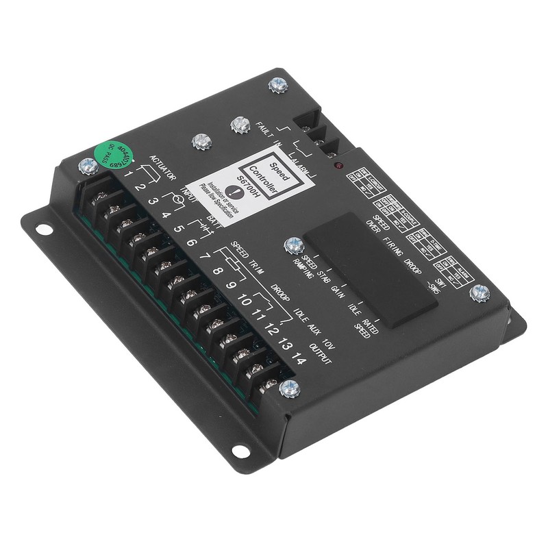 Electronic Generator Speed Controller Panel Diesel Governor Regulator Module 24V