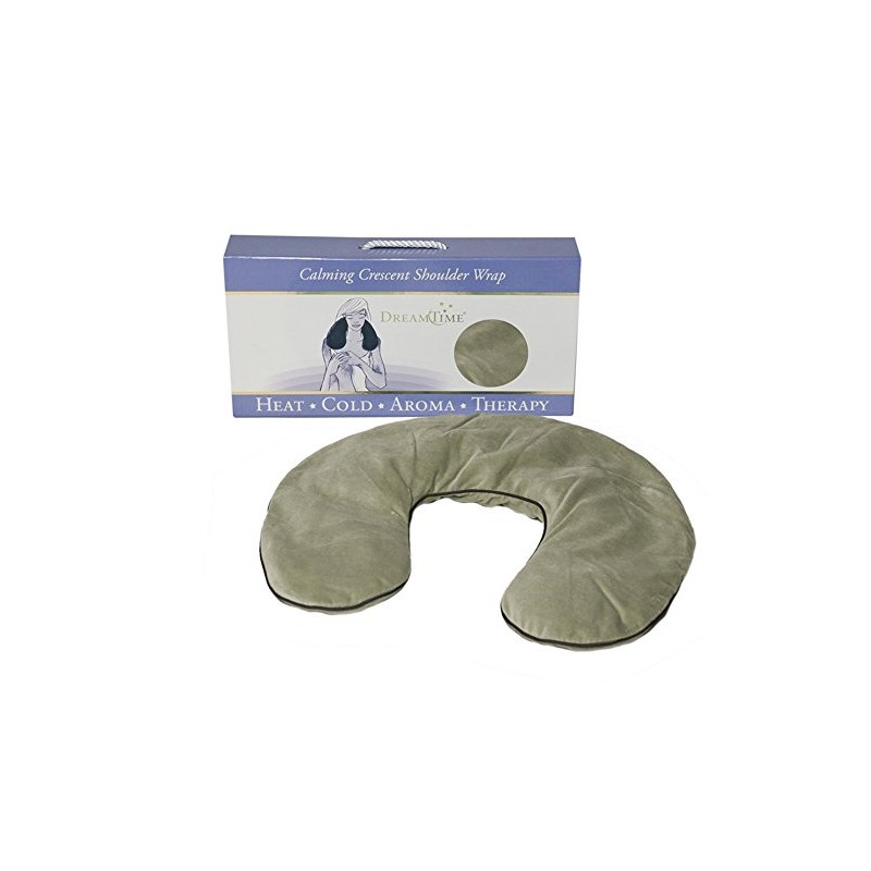 DreamTime Calming Crescent Shoulder Wrap, Sage Velvet