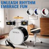 MOSEN Drum Set 3-Piece Beginner Drum Set Junior Drum Kit