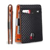 Men's Carbon Fiber Pattern Wallet, Ultra-thin Minimalist Multi Card Slot