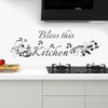 Rotumaty Kitchen Quote Wall Stickers Bless This Kitchen Wall Decals