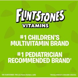 Flinstones Picapiedras Multivitamínico Niños 180 Tabletas Sabor Fruta