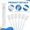 IJRPLM 200 Pack Disposable Toothbrushes Bulk, Individually Wrapped Disposable Toothbrush,