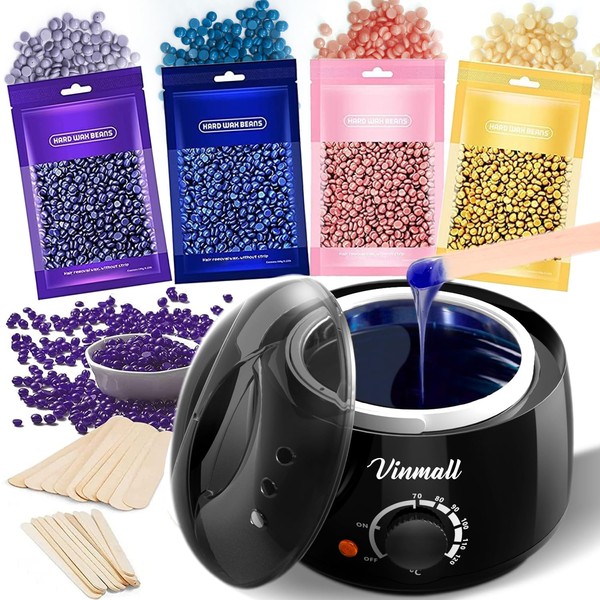Vinmall Wachswärmer Waxing set Wax maschine: Vinmall Wachsmaschine enthaarung Warmwachsgerät