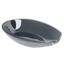 OGGI Spooner Ceramic Spoon Rest- Spoon Rest for Stove Top, Spoon Holder for Countertop, Kitchen Decor for Counter, Coffee Bar Accessories, Slate Blue