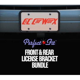 C&C Car Worx SI-20-FP-C Front+Rear License Plate Frame Bracket Mounts Compatible with All Models of 2020, 2021, 2022, 2023 Subaru Impreza (NOT WRX & STI) at a Special Bundled Discount