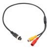 PATIKIL 4 Pin Aviation Female to RCA Female Adapter Cable