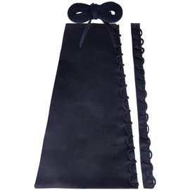 HOBBIESAY 1 Set Wedding Dress Zipper Replacement Adjustable Satin Corset Back Kit Black Lace Up for Wedding Dress