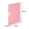 Kokuyo file clear. Book Motte A4 20 Sheets Pocket Light