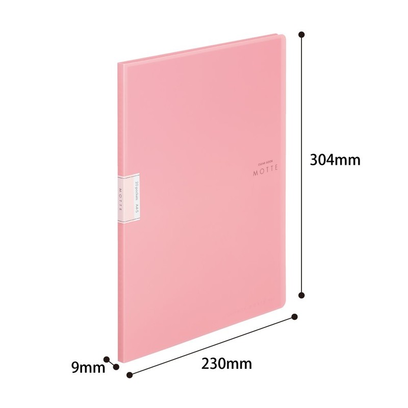 Kokuyo file clear. Book Motte A4 20 Sheets Pocket Light