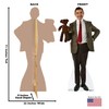 Cardboard People Mr. Bean & Teddy Life Size Cardboard Cutout