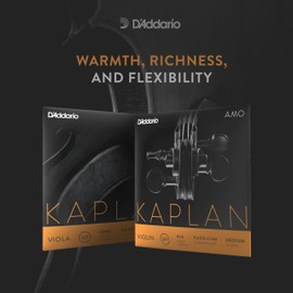 D'Addario Kaplan Amo Violin String - Single E String - KA311 4/4L - Violin Strings - 4/4 Scale, Light Tension