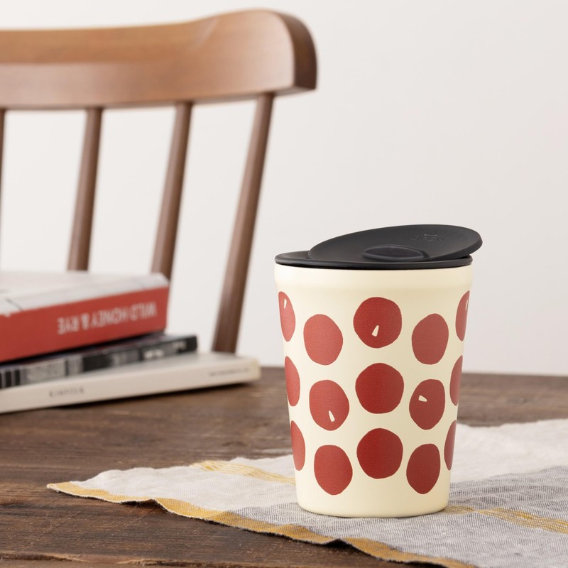 maebata 53126 Tumbler with Lid, Vacuum Insulated, Hot or Cold