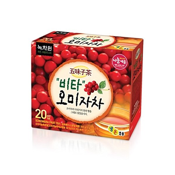 [Nokchawon] NEW Schizandra Fruit Tea 20 Bags Refreshing Taste