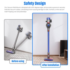 Weazinck Vacuum Wall Mount Holder, Durable Vacuum Wall Mount, Compatible with Shark IX141 IZ163H IZ361H IZ462H IZ483H IZ562H IZ682H, Ultracyclone CH901 CH951 V10 V11 V12 V15 Outsize Vacuum