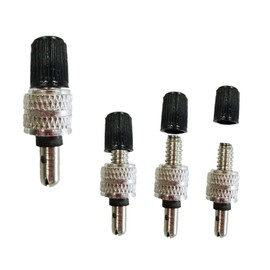 HUIKKJP Bicycle Bug Rubber Not Required, Super Valve, UK Style, Special Valve for Bicycles, Easy Replacement, No Rubber Needed (4 Black)