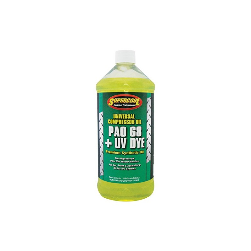 TSI Supercool 25145 PAO 68 Synthetic Lubricant Plus U/V Dye