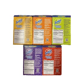 Sunkist Lot Of 5 Sunkist 6 Packets Drink Mix 5 Boxes  Zero Sugar New