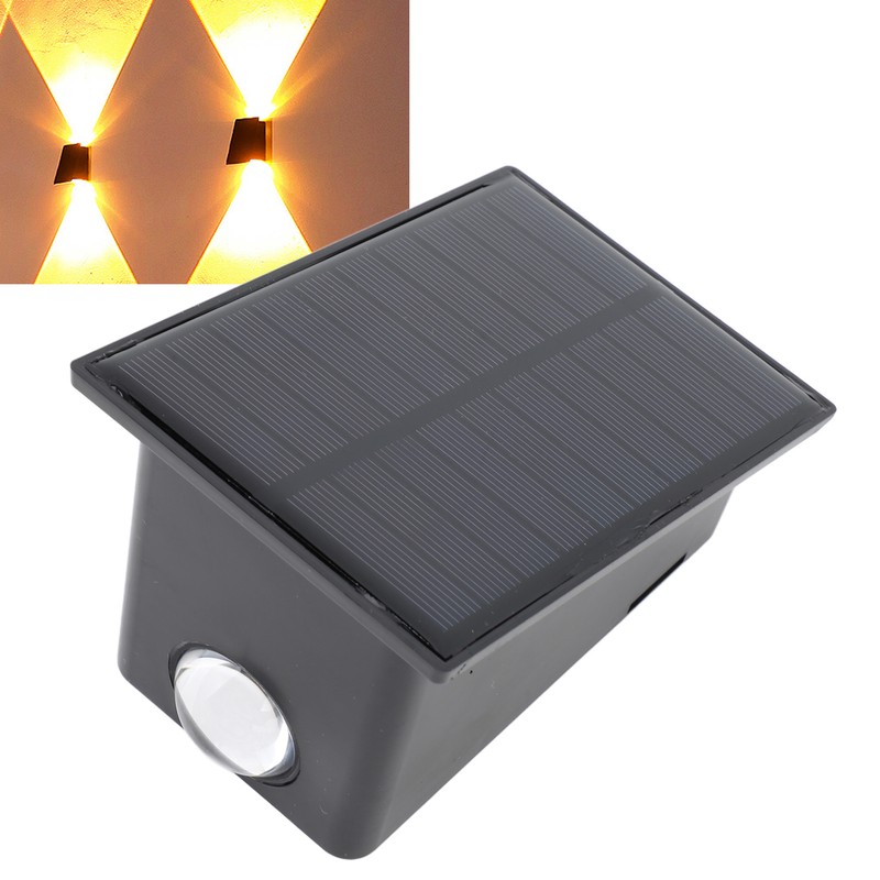 Solar Wall Lights Waterproof Decorative Outdoor Up and Down Fence