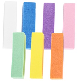 FOMIYES Nail Art Tools 7pcs Manicure Repair Files for Home or Salon Gentle Nails Random Color