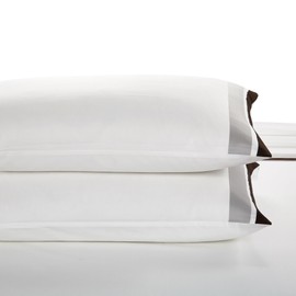 CASA BOLAJ DESIGNED TO DREAM Casabolaj Shading 100% Egyptain Cotton Sateen Sheets Set,Hotel Collection Luxury Modern Style,400 Thread Count(White,King)