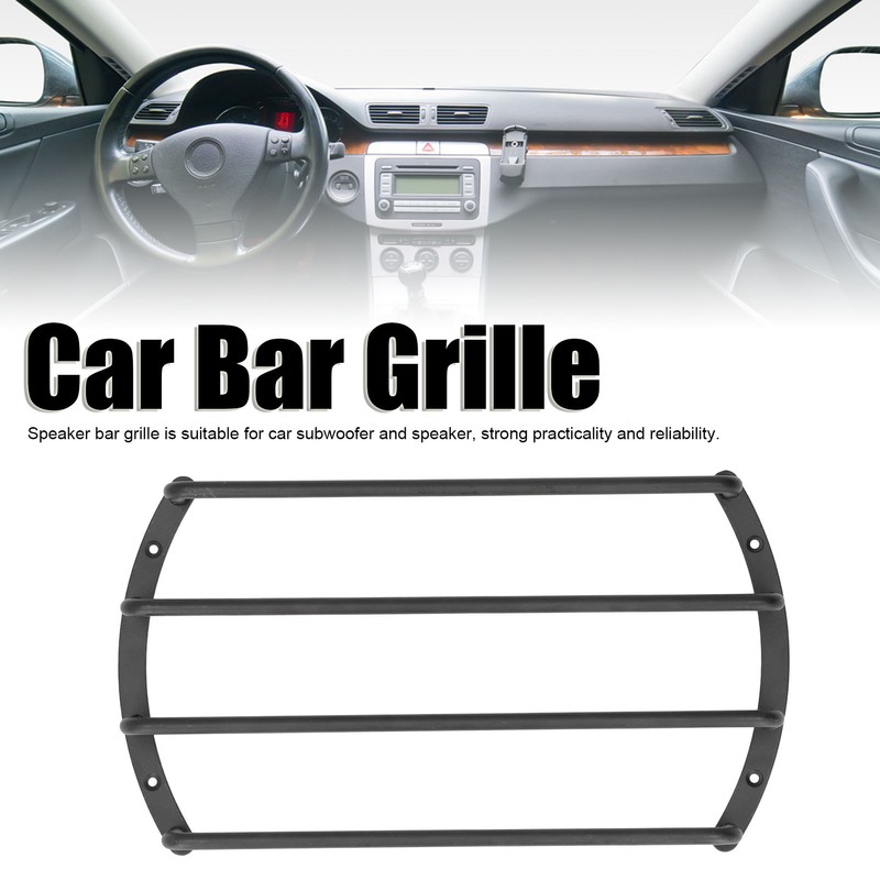 Car Speaker Grille 4‑Bar Iron Antioxidant Rustproof Welded Loudspeaker Guard
