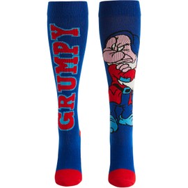 Cherokee Mprintsupport - Calcetines de apoyo para hombre, 12 mmHg, Born Grumpy, Talla única