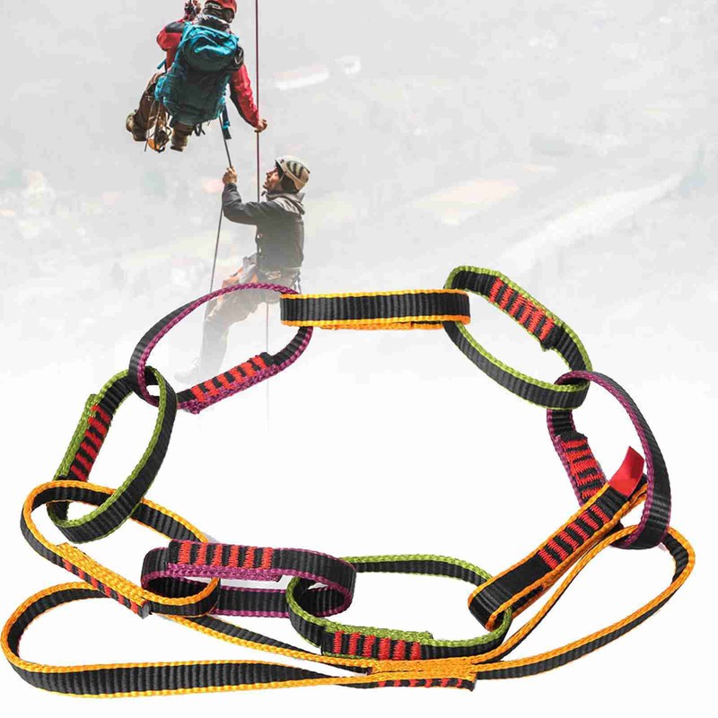 Outdoor Nylon Climbing Equipment Downhill Forming Ring Sling Daisy Chain