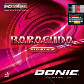 Donic Rubber Baracuda Bigslam, options 2.3 mm, red