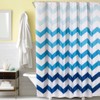 Polyester Floral Wave Shower Bath Curtain Thicken Waterproof Bathroom Curtain