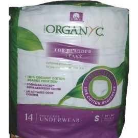 Organyc Bladder Control Underwear for Women Organic Cotton Protective Underwear  14 Qty