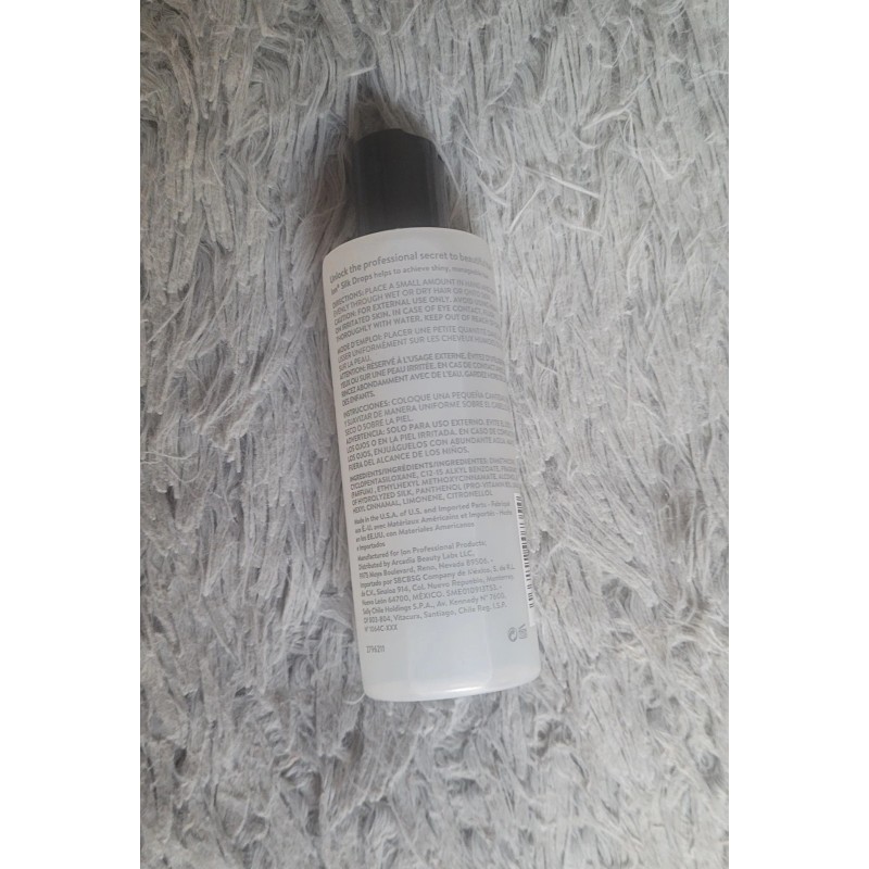 Ion Silk Drops, Adds Shine & Softness, 4oz