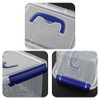 Farmoon Farmoon Small Clear Storage Box, Plastic Boxes with Lid