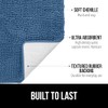 GORILLA GRIP Bath Rug Mat 30x20, Thick Soft Absorbent Chenille,