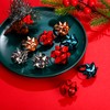 NVENF Christmas Rings for Women Xmas Bow Stackable Rings Holiday