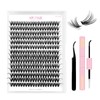 ABONNIE DIY Lash Extension Kit,280 Pcs Cluster lash Extensions Kit,