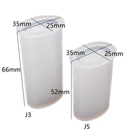 KuAoyoja Silicone Molds for Resin, 2 PCS Lighter Protective Cover Mirror Silicone BIC Lighter J3 J5