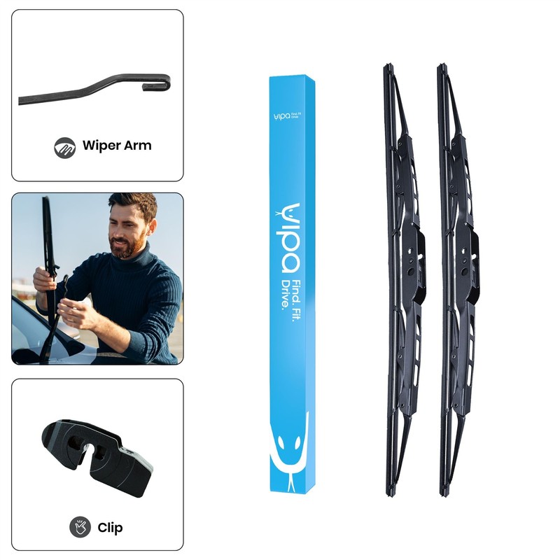 Vipa Wiper Blade Set fits: FORD ECOSPORT SUV Oct 2013