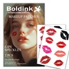 Boldink 2pcs Makeup Stickers,Waterproof Face Lips Temporary Tattoo Stickers,Masquerade Sticker,Wedding