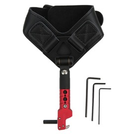 Archery Compound Bow Release Aids Trigger Adjustable Bow Release Wrist Strap Shooting Wristband Spreader Red