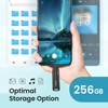 MMOMENT 256GB USB Memory, 2-in-1 OTG Compatible, Type-A & Type-C,