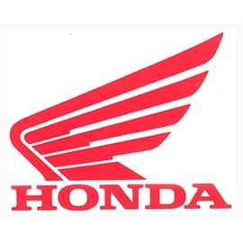 Toyo Mark HONDA Wing Genuine Decal Sticker Left Direction Red R-315